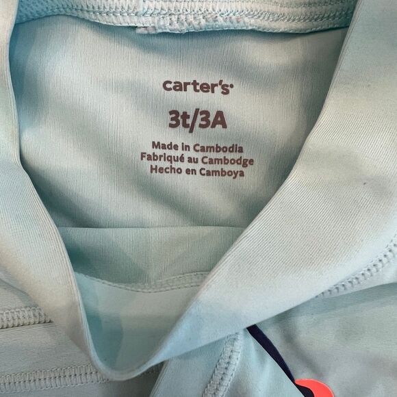 EUC Shark Swimsuit Set - Rashguard Top & Swim Trunks - Size 2/3T - Picture 3 of 4